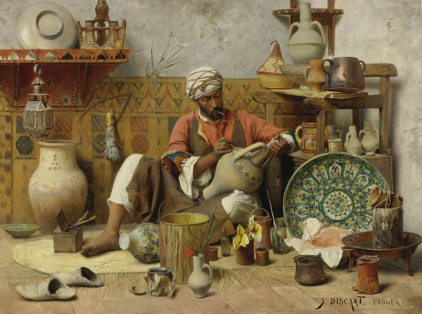 Jean Discart - The Pottery Studio Tangiers - Art Prints