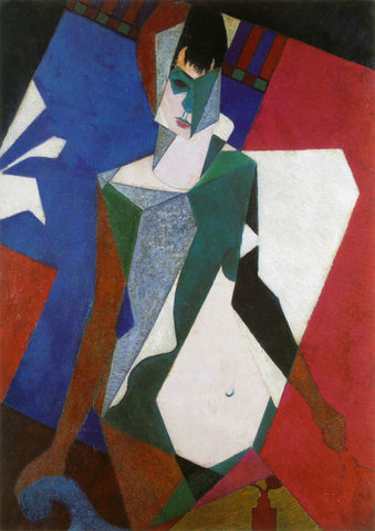 Femme Au Miroir (Femme À Sa Toilette, Lady At Her Dressing Table) - Life Size Posters by Jean Metzinger