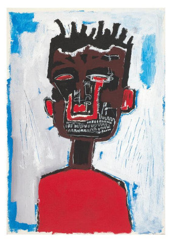 Self Portrait – Jean-Michel Basquiat - Neo Expressionist Painting by Jean-Michel Basquiat