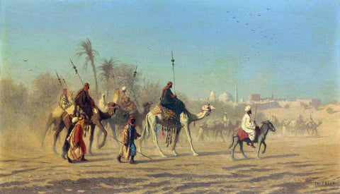 Jerusalem - Charles Théodore Frère - Orientalist Art Painting by Charles Théodore Frère