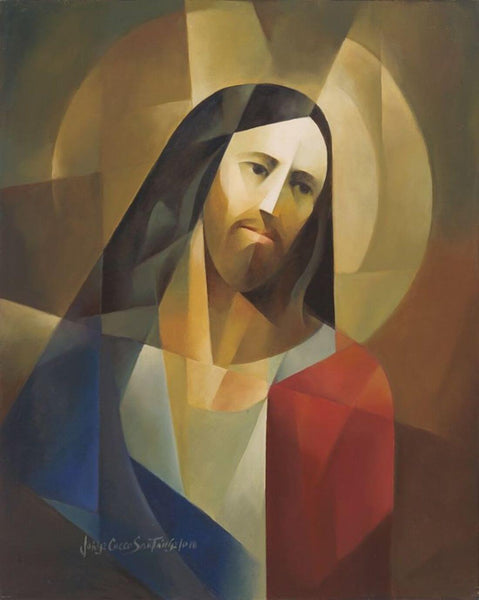 Jesus Christ  - Contemporary Art Christian Painting - Canvas Prints