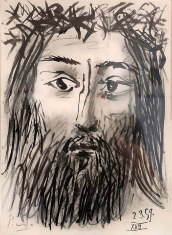 Portrait Of Christ (Portrait du Christ) – Pablo Picasso Painting - Posters by Pablo Picasso