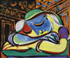 Jeune Fille Endormie (Marie-Thérèse Walter) - Pablo Picasso - Framed Prints
