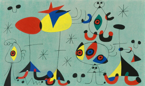 Soire´e Snob Chez La Princesse, 1944 by Joan Miró