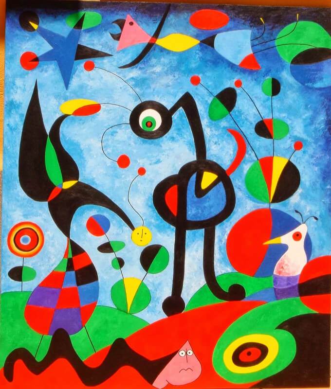 Joan miro paintings shop
