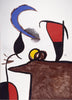 Joan Miró - Femme-oiseau-dans-la-nuit-Mujeres-pjaro-en-la-noche - Canvas Prints