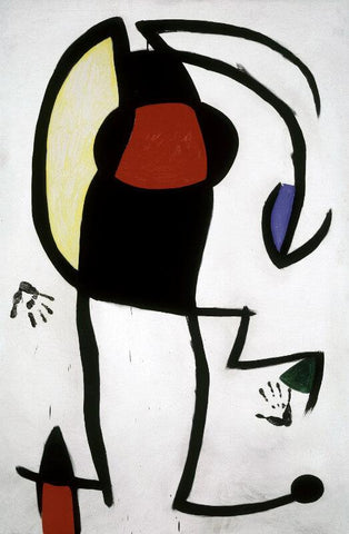 Femme Dans La Rue, 1973 - Canvas Prints by Joan Miro