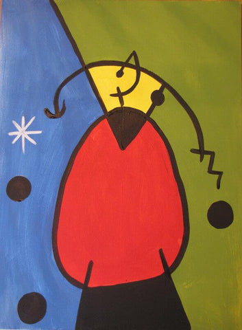 Day Break - Canvas Prints by Joan Miro