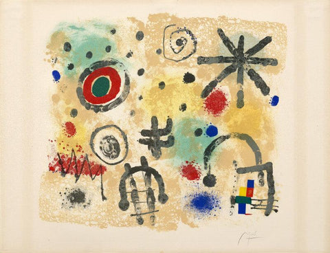 Signs And Meteors, 1958 - Framed Prints by Joan Miro