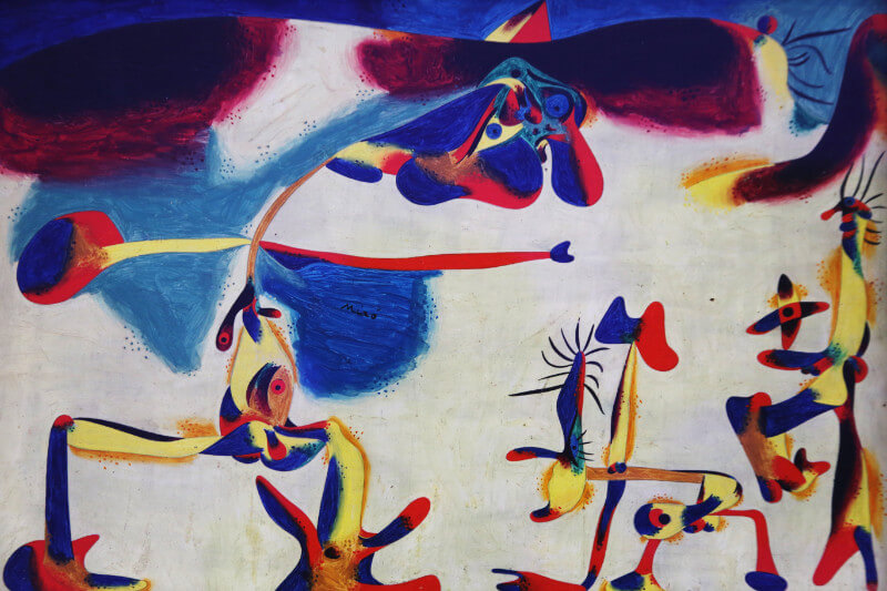 Joan Miro、PERSONNAGE、海外版超希少レゾネ、新品額付 Two Personages In Love With A Woman by Joan Miro | Buy Posters