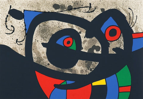 Joan Miro - Le Lézard aux plumes dor, Louis Broder, Paris, 1971 - Large Art Prints by Joan Miró