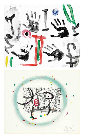 Michel Leiris Fissures Maeght Editeur Paris, 1969 - Framed Prints by Joan Miro