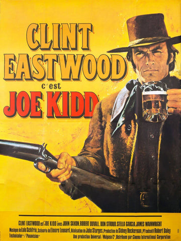 Joe Kidd - Clint Easwood - Tallenge Hollywood Western Movie Poster by Tim