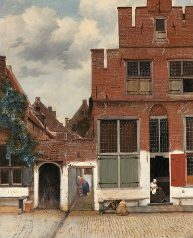 The Little Street - Het Straatje - Canvas Prints