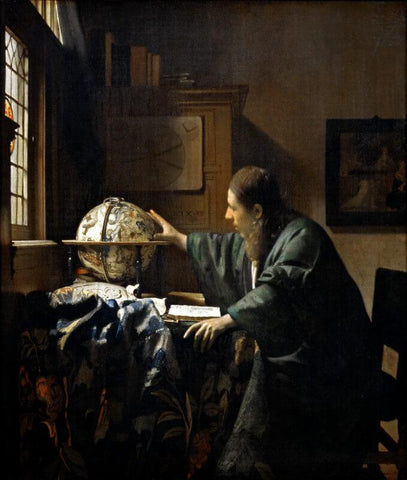 The Astronomer by Johannes Vermeer