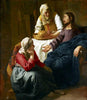 Christ In The House Of Martha And Mary - Canvas Prints