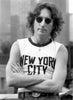 John Lennon - New York City T-Shirt NYC - 1974 Poster - Framed Prints