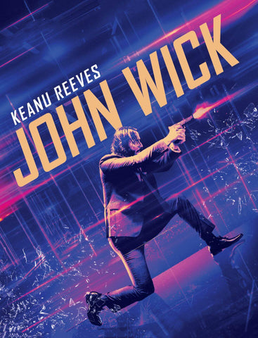 John Wick - Keanu Reeves - Hollywood English Action Movie Poster - 4 - Canvas Prints