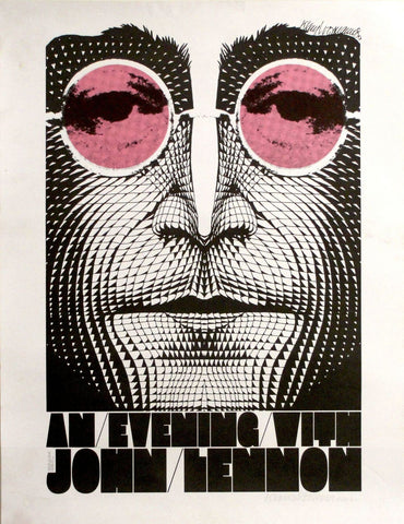 John Lennon - Concert Poster - Framed Prints by Ralph