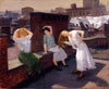 Sunday, Women Drying Their Hair, 1912 - Posters