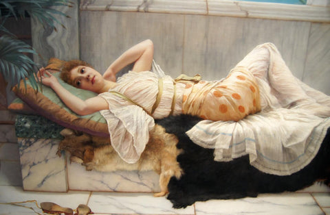 Liegende by John William Godward