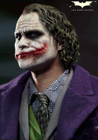 Joker - The Dark Knight -  Hollywood Movie Graphic Poster - Canvas Prints by Ryan
