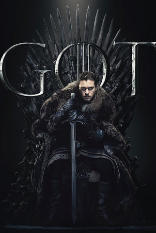 Jon Snow - Iron Throne - Art From Game Of Thrones by Mariann Eddington