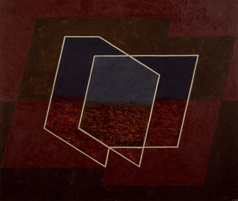 Penetrating (B) - Canvas Prints by Josef Albers