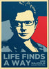 Jurassic Park - Life Finds A Way - Ian Malcolm Quote - Hollywood Movie Poster - Canvas Prints