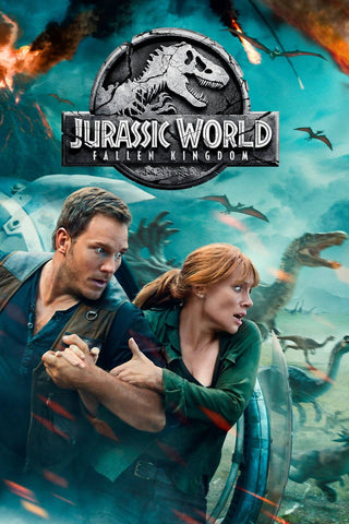 Jurassic World - Fallen Kingdom - Hollywood Sci Fi Movie Poster - Art Prints