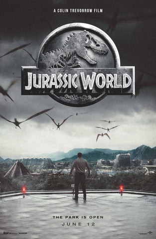 Jurassic World - Hollywood Dinosaur Movie Poster 2 - Framed Prints