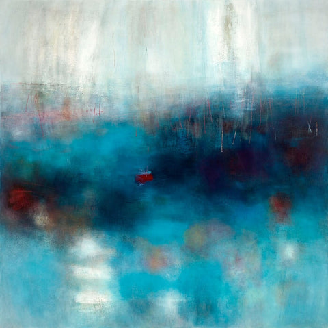 Just Beyond The Horizon - Abstract Painting by Zenith