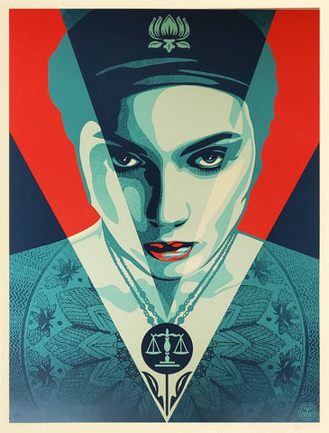 Justice Woman - Law Office Contemporary Art - Art Prints