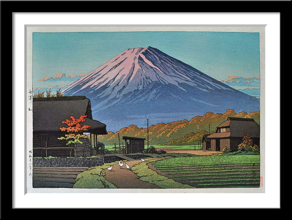 Kawase Hasui - Japanese Artworks - Set of 10 Framed Poster Paper - (12 x 17 inches) each