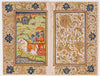 Kashmir School Krishna and Rama - Indian Miniature Painting - - Large Art Prints