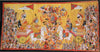 Arjuna Meets Karna in Kurukshetra - Indian Miniature Painting - - Canvas Prints