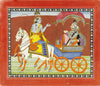 Krishna And Arjuna In A Chariot - Gita Govinda - Kangra School - Art Prints
