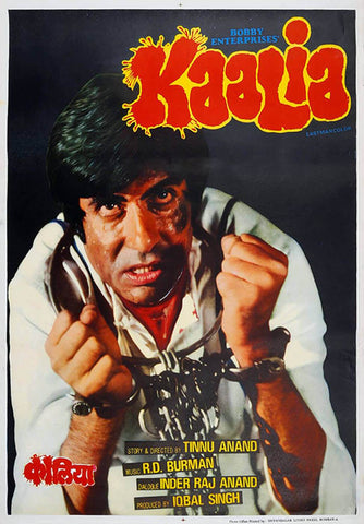 Kaalia - Amitabh Bachchan - Hindi Movie Poster - Tallenge Bollywood Poster Collection - Life Size Posters by Tallenge Store