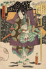Kabuki Samurai in Snow - Canvas Prints