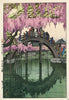 Kameido Bridge - Yoshida Hiroshi - Ukiyo-e Woodblock Print Japanese Art Painting - Art Prints