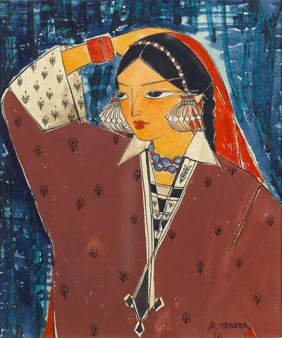 Kashmiri Woman - Framed Prints