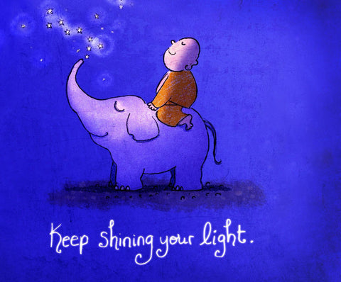 Keep Shinining Your Light - Framed Prints