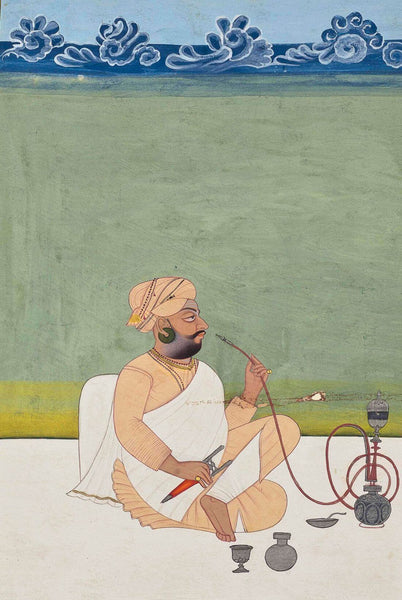 Khanphata Yogi - Jodhpur School - Indian Miniature Art Painting - Large Art Prints
