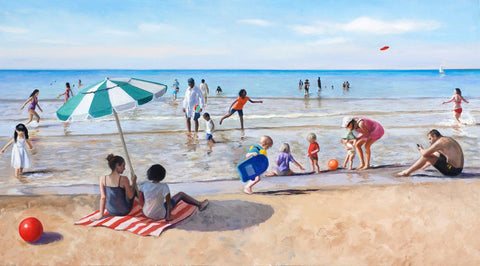 Kids Beach Party - Framed Prints