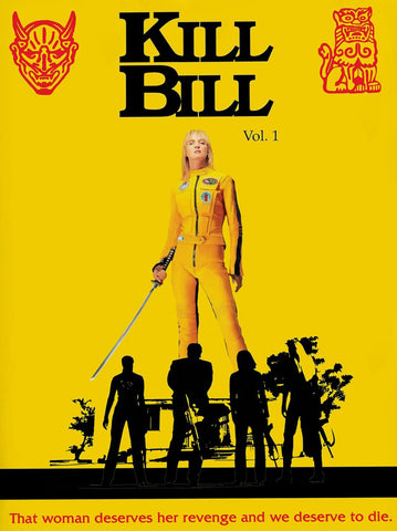 Kill Bill - Quentin Tarantino - Hollywood Movie Graphic Art Poster - Posters