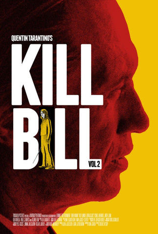 Kill Bill - Vol 2 - Quentin Tarantino - Hollywood Movie Graphic Art Poster - Framed Prints