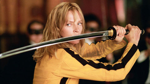 Kill Bill Vol 1 - Uma Thurman - Quentin Tarantino Hollywood Movie Poster Collection by Joel Jerry