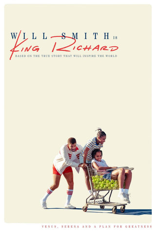 King Richard - Will Smith - Serena Venus Williams - Hollywood Movie Poster - Life Size Posters