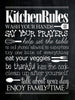 Kitchen Rules - Canvas Prints