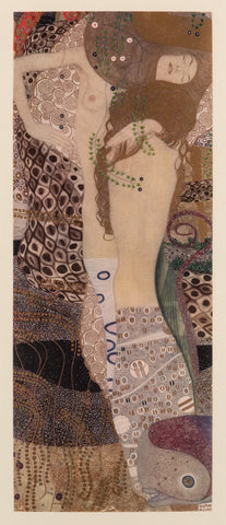 Water Serpents I - Large Art Prints by Gustav Klimt